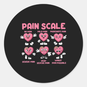Nursing classic round sticker