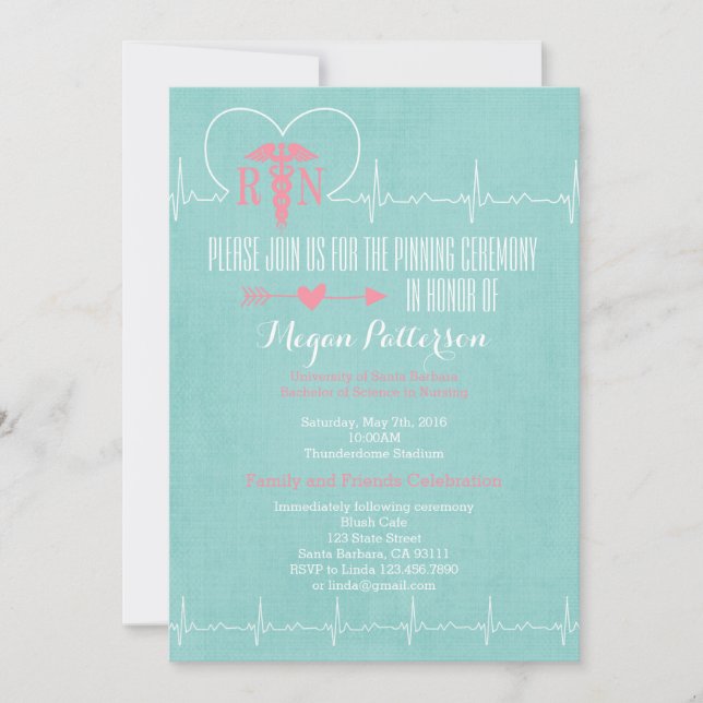 Nursing Graduation Announcement (Front)