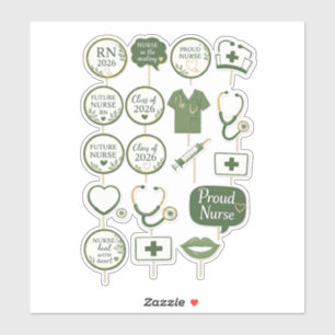 Nursing Graduation Photo Booth sticker 2026