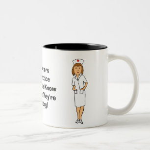 Nursing Humour Two-Tone Coffee Mug
