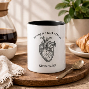 Nursing is a Work of Heart Coffee Mug
