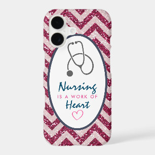 Nursing is a work of Heart Saying w/ Stethescope