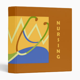 Nursing Is Caring Binder - Red