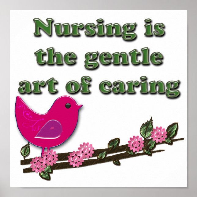 Nursing Is Caring Poster (Front)