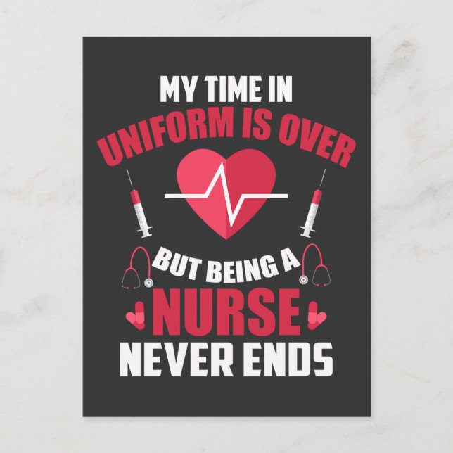 Nursing Life | Being A Nurse Postcard (Front)