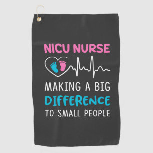 Nursing Life Nicu Nurse Golf Towel