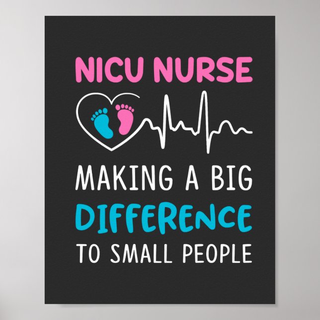 Nursing Life | Nicu Nurse Poster (Front)