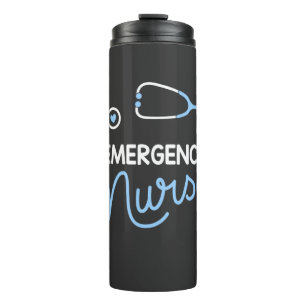 Nursing Life Nurse Emergency Department Nursing Thermal Tumbler