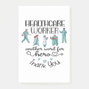 Nursing Life Nurse Healthcare Worker Post-it Notes