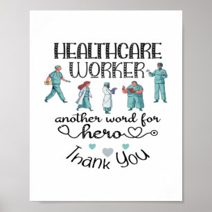 Nursing Life Nurse Healthcare Worker Poster