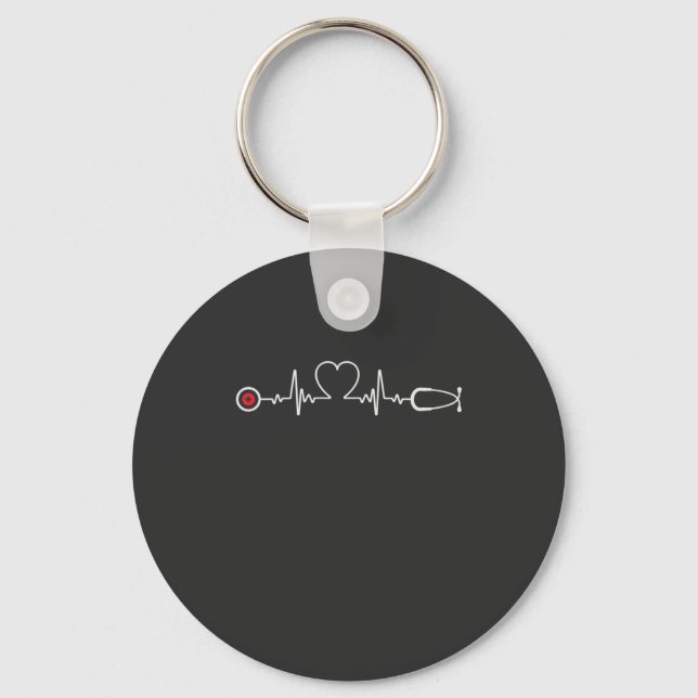 Nursing Life | Nurse Heartbeat Keychain (Front)