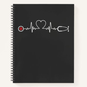 Nursing Life Nurse Heartbeat Notebook