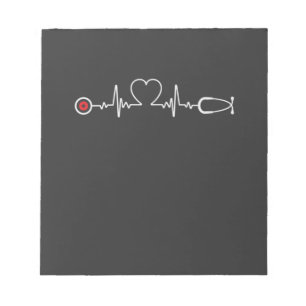 Nursing Life Nurse Heartbeat Notepad