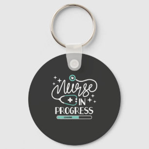 Nursing Life Nurse In Progress Keychain