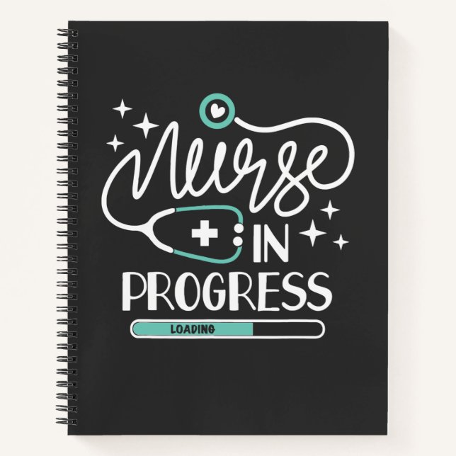 Nursing Life | Nurse In Progress Notebook (Front)