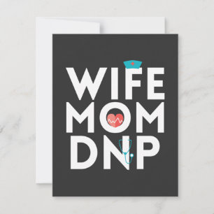 Nursing Life   Nurse Practitioner Mom Wife Thank You Card