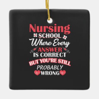 Nursing Life | Nursing School Student Ceramic Ornament