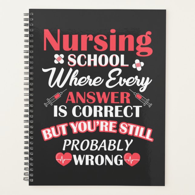 Nursing Life | Nursing School Student Planner (Front)