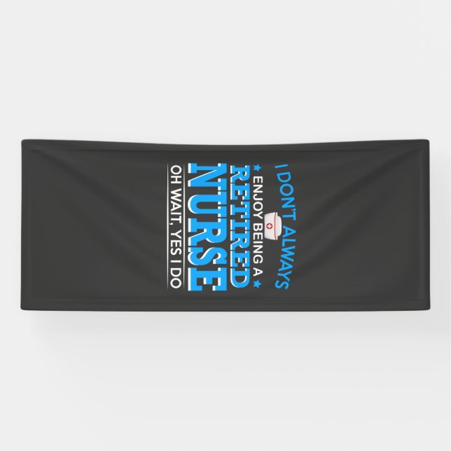 Nursing Life | Retired Nurse Banner (Horizontal)