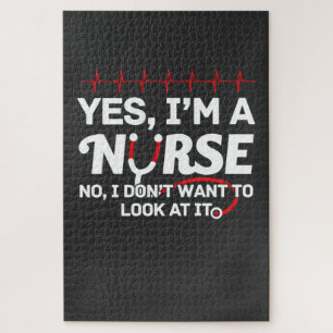 Nursing Life Yes I Am A Nurse Jigsaw Puzzle