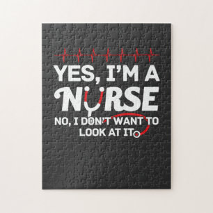 Nursing Life Yes I Am A Nurse Jigsaw Puzzle