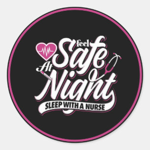Nursing Quotes Classic Round Sticker