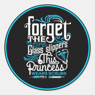 Nursing Quotes Classic Round Sticker