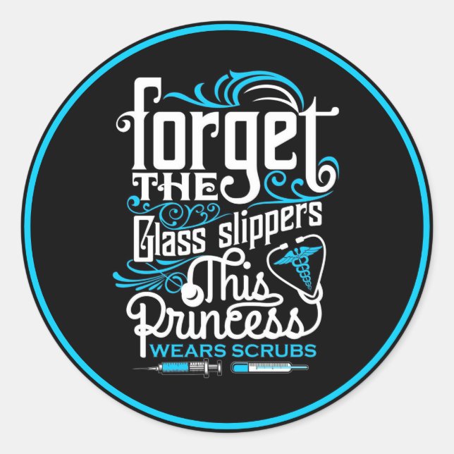 Nursing Quotes Classic Round Sticker (Front)