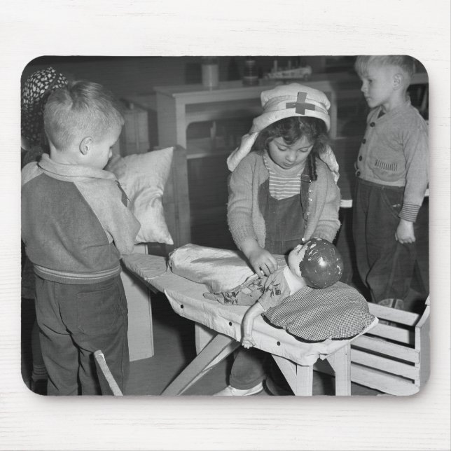 Nursing School: 1940s Mouse Pad (Front)