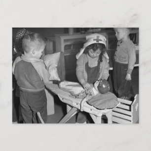 Nursing School: 1940s Postcard