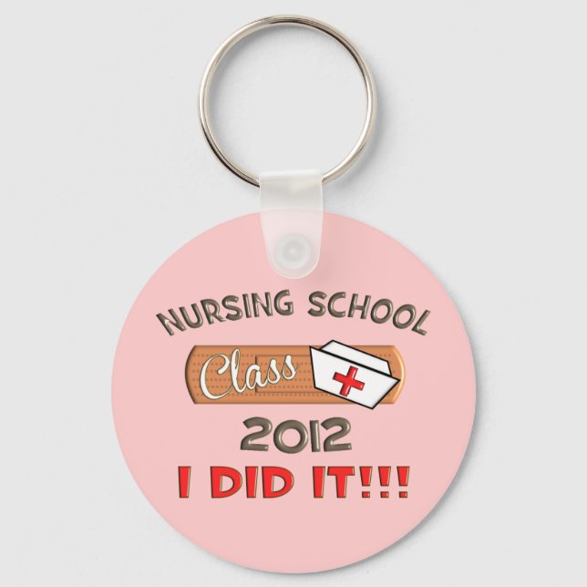 Nursing School 2012 Graduation Keychain (Front)