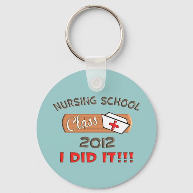 Nursing School 2012 Graduation Keychain (Front)