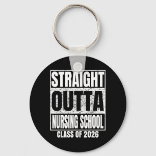 Nursing School Cl of 2026 Nurse Graduation Keychain