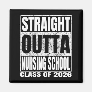 Nursing School Funny 2026 Nurse Graduation Magnet