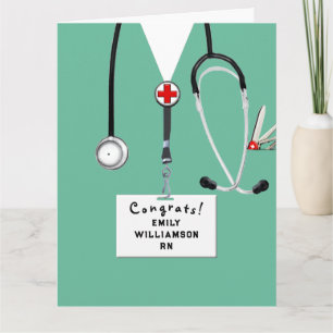 Nursing School Grad Card