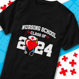 Nursing School Graduate 2024 Nurse Graduation T-Shirt