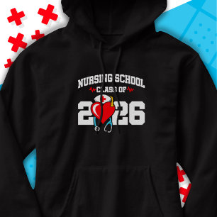 Nursing School Graduate 2026 Nurse Graduation Hoodie