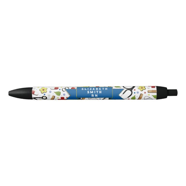 Nursing School Graduation Black Ink Pen (Front)