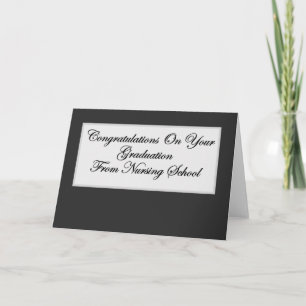 Nursing School Graduation Card