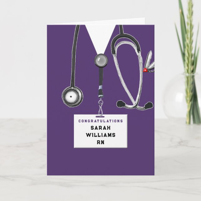 nursing school graduation card (Front)
