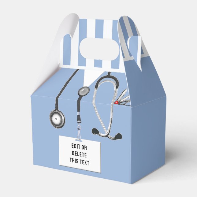 Nursing School Graduation Favor Box (Front Side)
