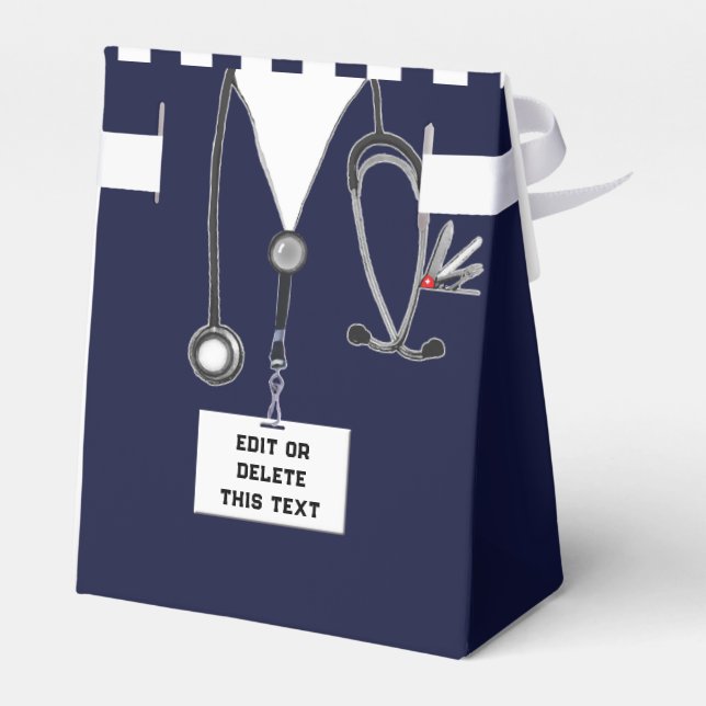 Nursing School Graduation Favor Box (Back Side)