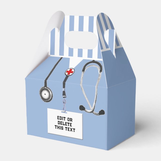 Nursing School Graduation Favour Box (Front Side)