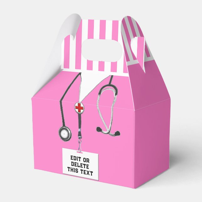 Nursing School Graduation Favour Box (Front Side)