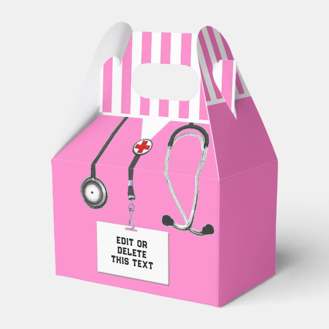 Nursing School Graduation Favour Box (Front Side)