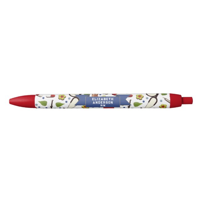 Nursing School Graduation Gift Black Ink Pen (Front)