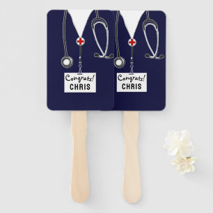 Nursing School Graduation Hand Fan
