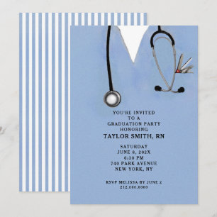 Nursing School Graduation Invitation