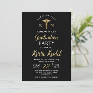 Nursing School Graduation Invitation
