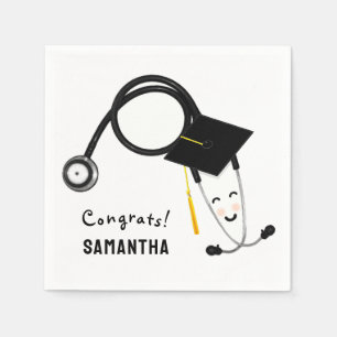 Nursing School Graduation Napkin